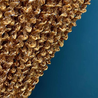 Спіральна ниткова штора Кісея з люрексом Коричневий 11-1000 фото