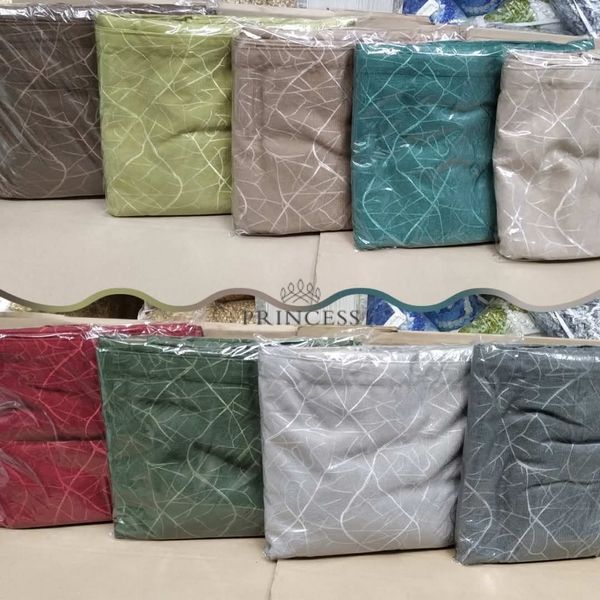 Штора софт Ольвія Смарагдовий 55-15 фото