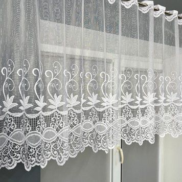 Інгрід 75см, тюль у віранду жаккард туреччина fi49881 фото