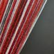Ниткова штора Кісея з люрексом Червоний з Білим 10-1000 фото 1