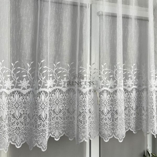 Меган 120см, тюль для кухні жаккард туреччина 21 фото