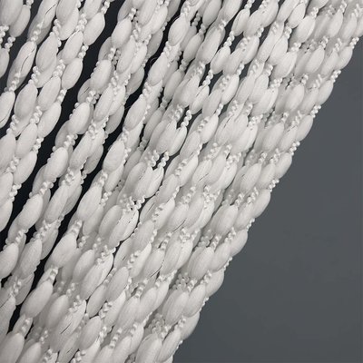 Плюшева ниткова штора Кісея з люрексом Біла 12-1000 фото