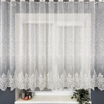 Дора 150см кремова, тюль у віранду жаккард туреччина Be49830 фото