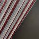 Ниткова штора Кісея з люрексом Бордовий з Сірим 10-1000 фото