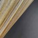 Ниткова штора Кісея з люрексом Бежевий з Золотим 10-1000 фото